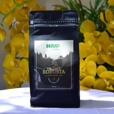 HiupCoffee Cà Phê Robusta Rang Xay 500gr - Hương Vị Đậm Đà, Giá Ưu Đãi 170k