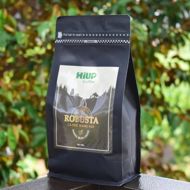 HiupCoffee Cà Phê Robusta Rang Xay 500gr - Hương Vị Đậm Đà, Giá Ưu Đãi 170k