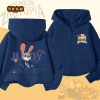HKAM Áo Hoodie Bé Gái Zootopia Dây Kéo, Túi Đồ Thời Trang Giá 250k 7