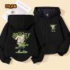 HKAM Áo Hoodie Bé Trai Dây Kéo Lót Lông Cừu Mùa Thu Đông Có Túi - 345.6k