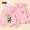 HKAM Áo Hoodie Bé Trai Dây Kéo Lót Lông Cừu Mùa Thu Đông Có Túi - 345.6k 7