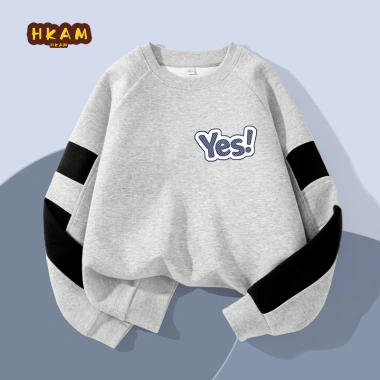 HKAM Áo Sweater bé trai nỉ tay chắp vá thời trang thoải mái, in họa tiết - Giảm 23% 9 HKAM Áo Sweater bé trai nỉ tay chắp vá thời trang thoải mái, in họa tiết - Giảm 23% 9