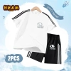 HKAM Combo2 Bộ đồ bé trai quần short áo thun khô nhanh, thấm mồ hôi, in ngôi sao, thoáng khí - Giá chỉ 302.400₫ 8