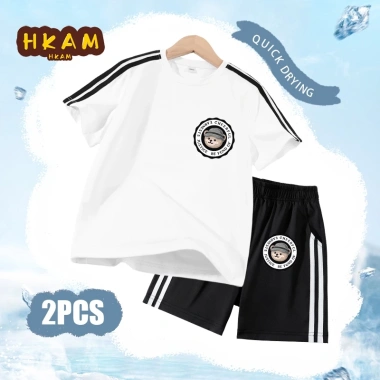 HKAM Combo2 Bộ đồ bé trai quần short áo thun khô nhanh, thoáng khí, thấm mồ hôi - Giá ưu đãi 302.400₫ 8 HKAM Combo2 Bộ đồ bé trai quần short áo thun khô nhanh, thoáng khí, thấm mồ hôi - Giá ưu đãi 302.400₫ 8