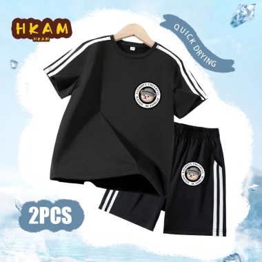 HKAM Combo2 Bộ đồ bé trai quần short áo thun khô nhanh, thoáng khí, thấm mồ hôi - Giá ưu đãi 302.400₫
