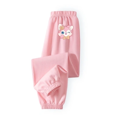 HKAM Quần Chống Muỗi Bé Gái 100% Cotton Mỏng Mùa Hè - Họa Tiết Dễ Thương, Giá 120k