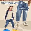 HKAM Quần Jeans Bé Trai Legging Trẻ Em Chống Mài Mòn, Thoải Mái, Giá 210.000₫ 2