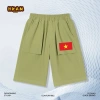 HKAM Quần short công sở bé trai vải mềm mịn, in cờ quốc gia - 226.800đ
