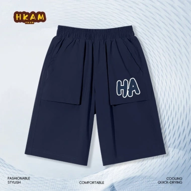 HKAM Quần short công sở bé Vải mềm mại thiết kế hiện đại, thích hợp đi học chơi 6