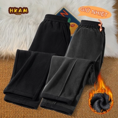 HKAM Quần Thể Thao Bé Lông Cừu Dây Quần Mềm Mại Thoải Mái Đa Năng 250.000 VND