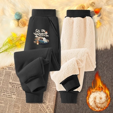 HKAM Quần thể thao bé trai lông cừu mùa đông ấm áp, in hình ô tô Unisex 210.000 VND 3 HKAM Quần thể thao bé trai lông cừu mùa đông ấm áp, in hình ô tô Unisex 210.000 VND 3
