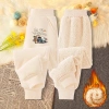 HKAM Quần thể thao bé trai lông cừu mùa đông ấm áp, in hình ô tô Unisex 210.000 VND 5