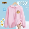 HKAM UPF50 Áo chống nắng bé gái mùa hè, thoáng khí mát mẻ, vòng bơi In Capybara - Giá chỉ 150.000₫ 8