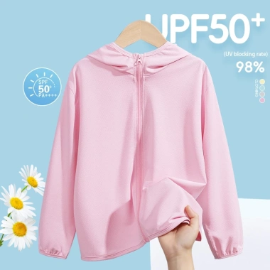 HKAM UPF50 Quần áo chống nắng bé trai Thoáng khí mát mẻ, chỉ 150.000 VND 7