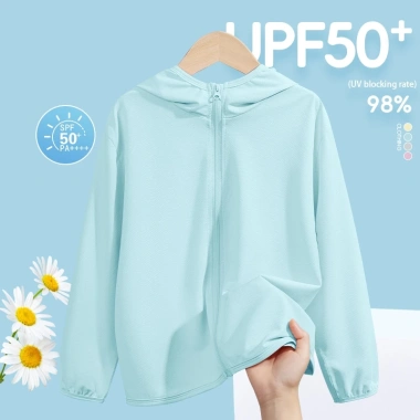 HKAM UPF50 Quần áo chống nắng bé trai Thoáng khí mát mẻ, chỉ 150.000 VND 8