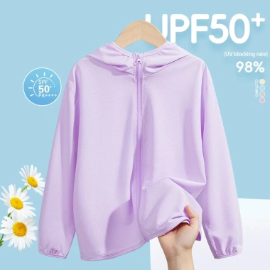 HKAM UPF50 Quần áo chống nắng bé trai Thoáng khí mát mẻ, chỉ 150.000 VND 9