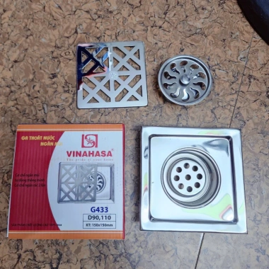 Hố Ga Phễu Thoát Sàn Inox 304 - Chống Mùi Hôi, Chống Côn Trùng, Giá 84.999đ