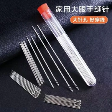 Hộ Gia Đình Tay May Kim Mắt Lớn Mũi Nhọn Thép - Thêu Tay Độc Đáo, Giá 41.721₫