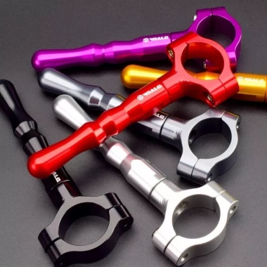 Hỗ trợ bên xe máy hợp kim nhôm - Khối giá đỡ thanh nối dài cho kick & xe điện
