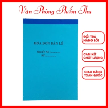 Hóa Đơn Bán Lẻ 2 Liên + Miếng Lót 100 Tờ - Giá Gốc 124k, Giảm Đến 100k