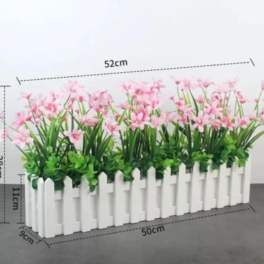 Hoa Giả - Hàng Rào Trang Trí Nhà Cửa - Sunflower, Thủy Tiên, Cúc Hoạ Mi - Giá 175k