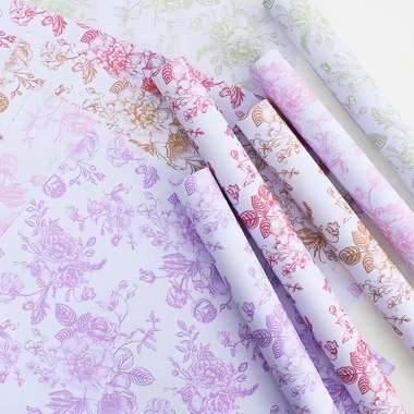 Hoa Giấy Kraft Phong Cách Châu Âu - Bó Hoa Nghệ Thuật Gói Giấy, Quà Tặng 38.493 VND 2