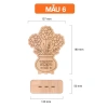 Hoa gỗ tự tô màu 8/3 Happy Women's Day có đế DIY - Quà tặng 8/3, 20/10, 20/11, Ngày của mẹ, Giá sỉ 4.000 VND 3