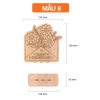 Hoa gỗ tự tô màu 8/3 Happy Women's Day có đế DIY - Quà tặng 8/3, 20/10, 20/11, Ngày của mẹ, Giá sỉ 4.000 VND 4