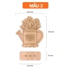 Hoa gỗ tự tô màu 8/3 Happy Women's Day có đế DIY - Quà tặng 8/3, 20/10, 20/11, Ngày của mẹ, Giá sỉ 4.000 VND 7