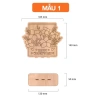 Hoa gỗ tự tô màu 8/3 Happy Women's Day có đế DIY - Quà tặng 8/3, 20/10, 20/11, Ngày của mẹ, Giá sỉ 4.000 VND 10