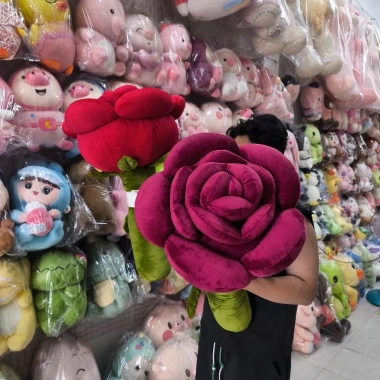 Hoa Hồng bông mềm mịn, màu dễ thương - Quà tặng đáng yêu, chỉ 215.000₫