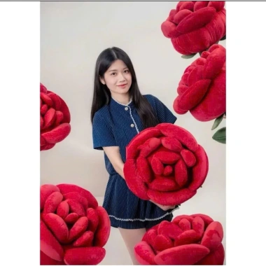 Hoa Hồng Nhồi Bông Khổng Lồ - Quà Tặng Bạn Gái 20/10 Valentine, Giá 250k 2
