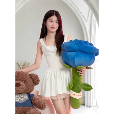 Hoa Hồng Nhồi Bông Khổng Lồ - Quà Tặng Bạn Gái 20/10 Valentine, Giá 250k 8