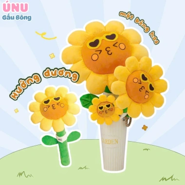 Hoa Hướng Dương Nhồi Bông 65cm Mặt Cười Quà Tặng Tốt Nghiệp Ý Nghĩa Giá 79.000 2