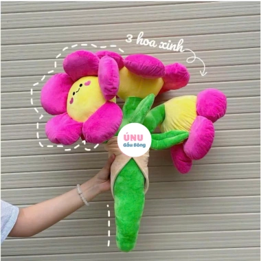 Hoa Hướng Dương Nhồi Bông 65cm Mặt Cười Quà Tặng Tốt Nghiệp Ý Nghĩa Giá 79.000 10