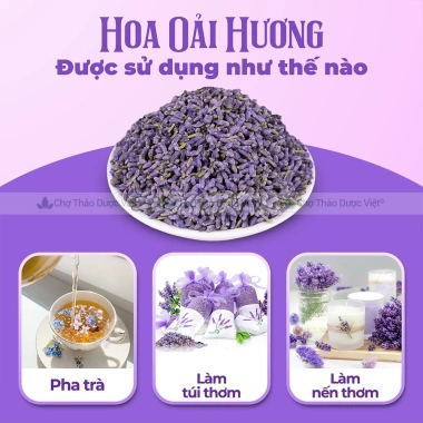Hoa Lavender khô 100g - Nụ hoa oải hương sấy, tinh dầu, túi thơm phòng 20.000 VND 3 Hoa Lavender khô 100g - Nụ hoa oải hương sấy, tinh dầu, túi thơm phòng 20.000 VND 3