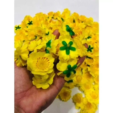 Hoa Mai & Đào Cao Cấp Nhẹ 1kg Vải Mềm - Trang Trí Phòng Tết 2.025 Giá 80.000₫