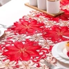 Hoa Polyester Lanh Quốc Gia - Trang Trí Bàn Tiệc Giáng Sinh Ngoài Trời, 132.260₫ 3