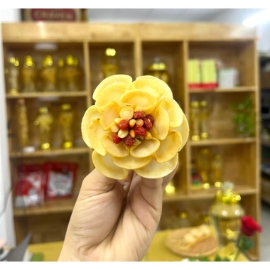 Hoa Sâm Hàn Quốc 1 bông 3 lớp cánh - Trang Trí Bình Sâm, Giá ưu đãi 120.000 3