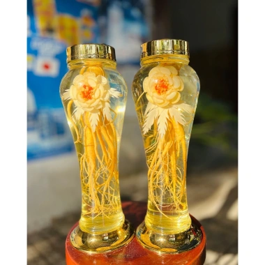 Hoa Sâm Hàn Quốc 1 bông 3 lớp cánh - Trang Trí Bình Sâm, Giá ưu đãi 120.000 5