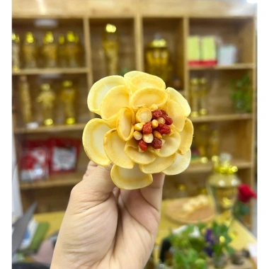 Hoa Sâm Hàn Quốc 1 bông 3 lớp cánh - Trang Trí Bình Sâm, Giá ưu đãi 120.000 6