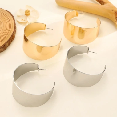 Hoa Tai Bản To Kiểu Dáng Âu Mỹ, Phong Cách Sang Trọng, Phù Hợp Đi Làm và Đi Chơi, Giá 22.500 VND