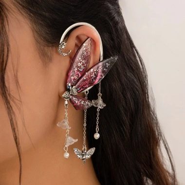 Hoa Tai Cánh Thiên Thần Nữ Kim Loại Cao Cấp BT46 2 Màu Thiết Kế Quyến Rũ Giá 108.000đ