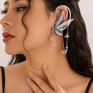 Hoa Tai Cánh Thiên Thần Nữ Kim Loại Cao Cấp BT46 2 Màu Thiết Kế Quyến Rũ Giá 108.000đ