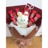Hoa Thỏ Tai Dài Kitkat Size Đại - Bó Hoa Cún Bông Handmade Quà Tặng Valentine, 8/3, Tốt Nghiệp, Giá 259.000 VND 3