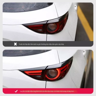 Họa Tiết Sợi Carbon Mazda CX5 2.017-2.021 - Trước & Sau, Đuôi Đèn, Giá 399.600₫