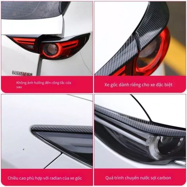 Họa Tiết Sợi Carbon Mazda CX5 2.017-2.021 - Trước & Sau, Đuôi Đèn, Giá 399.600₫ 5 Họa Tiết Sợi Carbon Mazda CX5 2.017-2.021 - Trước & Sau, Đuôi Đèn, Giá 399.600₫ 5