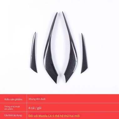 Họa Tiết Sợi Carbon Mazda CX5 2.017-2.021 - Trước & Sau, Đuôi Đèn, Giá 399.600₫
