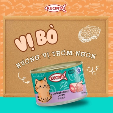 Hoả Tốc 21H Combo 35 Lon Pate Mèo KUCINTA 150g Đủ Vị - Cho Mèo Mới Lứa, Giá 167k 5