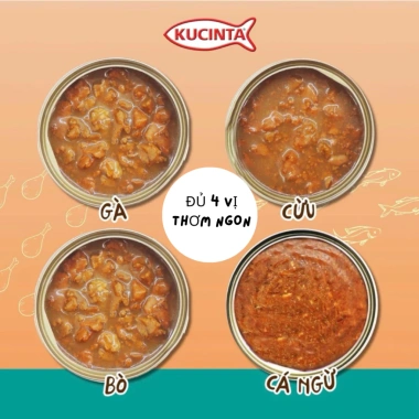 Hoả Tốc 21H Combo 35 Lon Pate Mèo KUCINTA 150g Đủ Vị - Cho Mèo Mới Lứa, Giá 167k 9